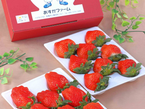【冬ギフト】【お彼岸、内祝い、家族団らんにも】【ななか】400g2パック 今まで味わったことがない味が濃すぎる、甘すぎるいちごを皆様へ糖度40度くらいを4度計測しました