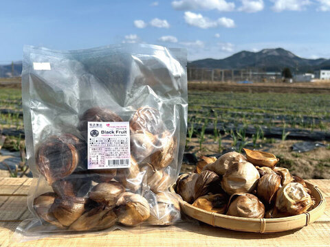 【数量限定セール!!】奇跡のブラックフルーツ500g【農薬不使用】青森県産黒にんにく