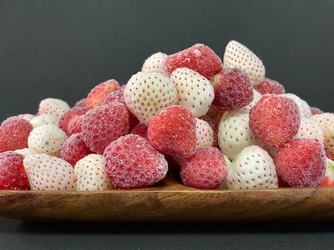 赤白２種果実まるごと！！【冷凍いちご】500ｇ×2
