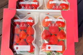 あまおう サイズ色々！270ｇ×4パック　たっぷり1080ｇSP