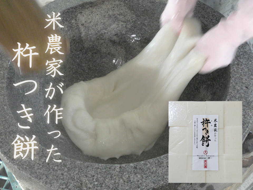 お餅ってこんなにトロ甘！！『本格杵つき餅』　１２個入(900g)