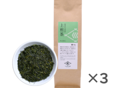 【農薬・化学肥料不使用】上煎茶 やぶきた 静岡県産 100g 3本セット