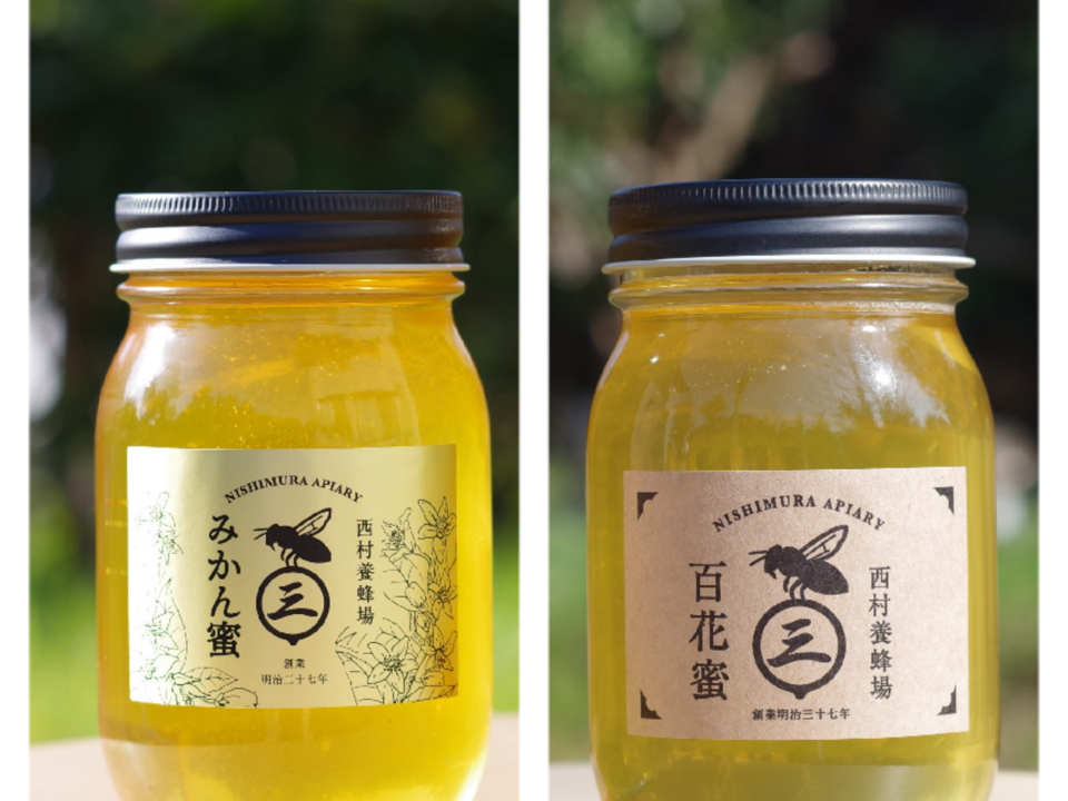 和歌山だからこそ！な特徴ある蜂蜜の味比べ堪能セット(600g 各1本)　2024年度産