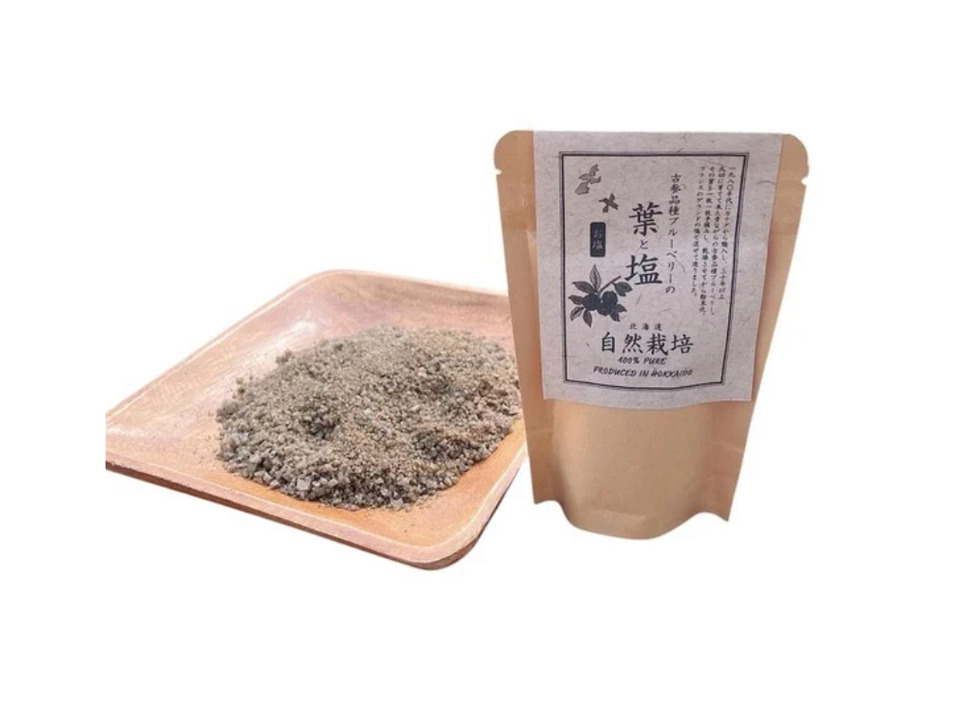 ブルーベリーの葉のハーブソルト•詰め替え用70g【爽やかな香り•普段のお料理に】※まとめ買い対応