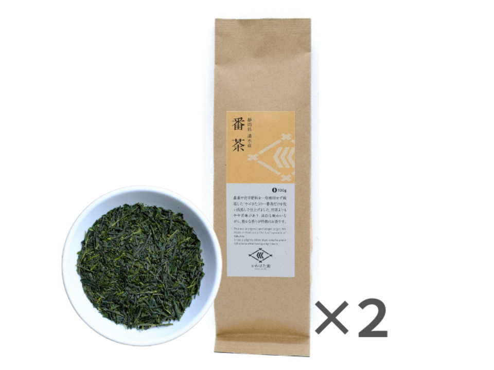 【農薬・化学肥料不使用】番茶 やぶきた 100g 2本セット