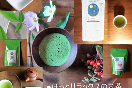 【ほっとリラックス・タイム】石臼（茶臼）挽きたてできました(*^^*)宇治抹茶・特上深蒸しかぶせ茶・抹茶入り煎茶の３種のテアニン三姉妹セット（農薬・化学肥料・除草剤不使用）【贈呈用可能】